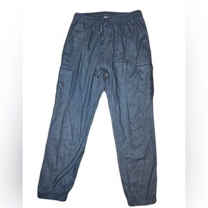 Linen viscose size medium love tree cargo joggers lightweight utility pants